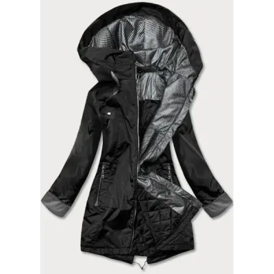 Jacheta pentru femei cu mansete negre decorative (br8079-1)