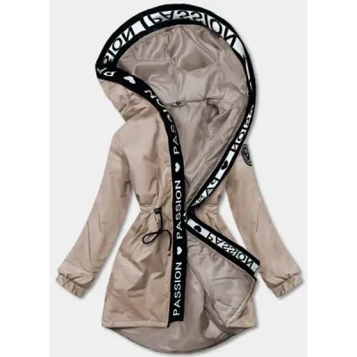 Damska parka oversize cappuccino (b8080-12)