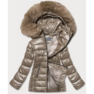 Sacou pentru femei de cămilă quilted s'west (b8057-12)