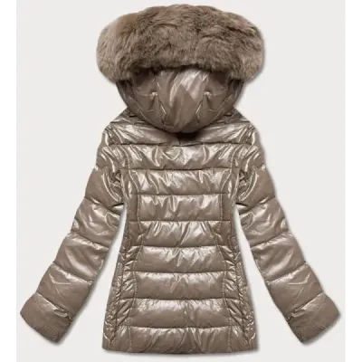 Sacou pentru femei de cămilă quilted s'west (b8057-12)