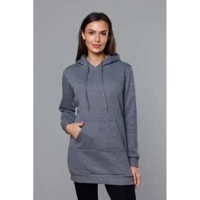 Tricou cangur gri negru pentru femei (YS10003-5)