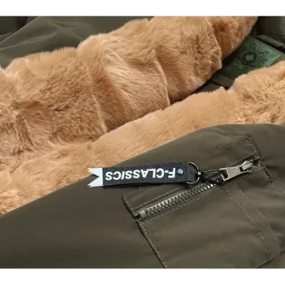 Damska parka zimowa kaki (CAN-588BIG)