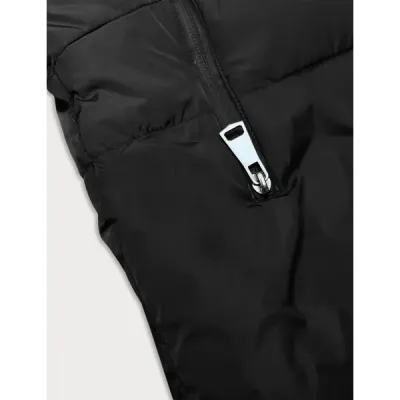 Geaca de negru asimetric (2M-21113)