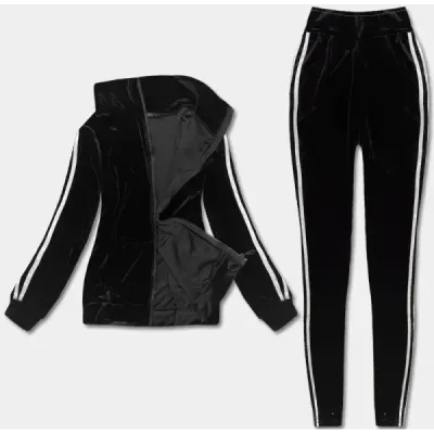 Set de sport cu picioare alb-negru (YP-9967)