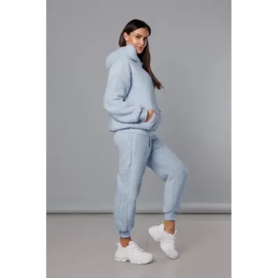 Costum de trening cald set femeie urs albastru (YP-1104)