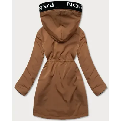 Sacou pentru femei cu caramel pentru blană (B8115-22)