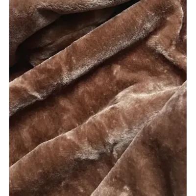 Sacou pentru femei cu caramel pentru blană (B8115-22)