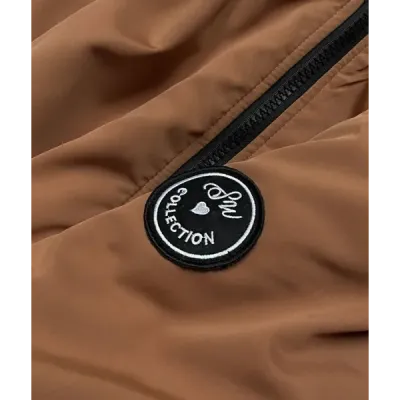 Sacou pentru femei cu caramel pentru blană (B8115-22)