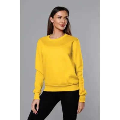 Costum de trening pentru femei cu licopen galben deschis (W01-28)