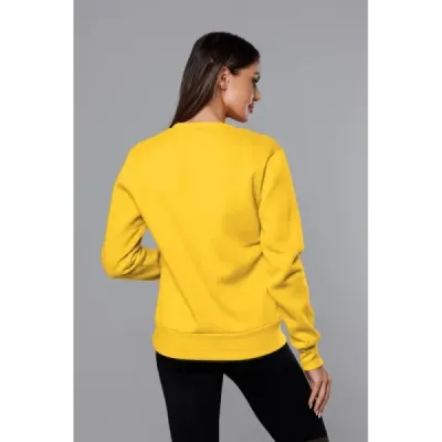 Costum de trening pentru femei cu licopen galben deschis (W01-28)