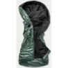 Vestă strălucitoare cu glugă verde (B8130-10)