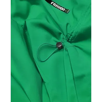 Capac subţire pentru femei cu glugă verde (B8118-82)