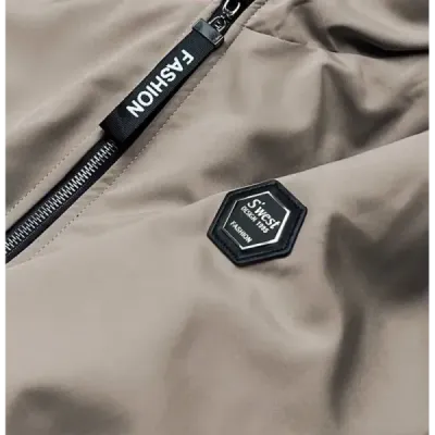 Parka damska z kapturem oliwka (B8121-48)