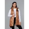 Vestă de damă cu caramel rece (B8127-14)