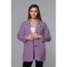 Capac de lână scurtă alpaca violet (7108-1)