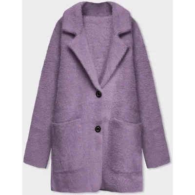 Capac de lână scurtă alpaca violet (7108-1)