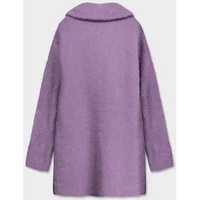 Capac de lână scurtă alpaca violet (7108-1)
