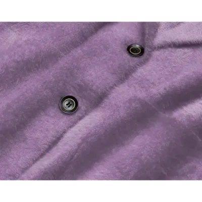 Capac de lână scurtă alpaca violet (7108-1)