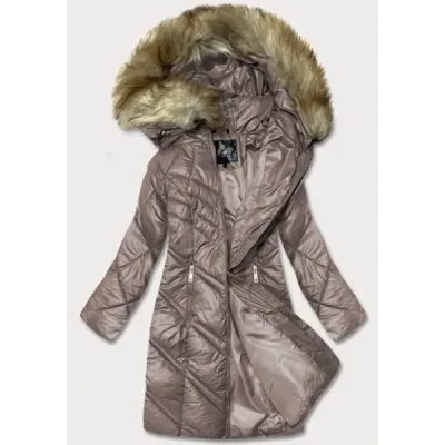 Sacou pentru femei cappuccino Piping (H-97-2)