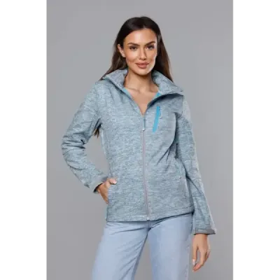Sacou sport gri-albastru pentru femei (DW-21605)