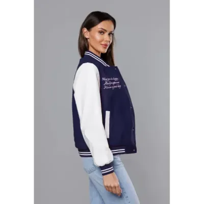 Kurtka damska bomber granatowa (16M9067-215)