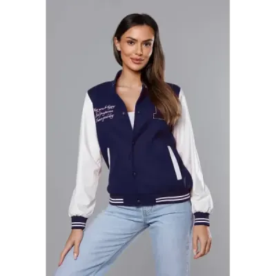 Kurtka damska bomber granatowa (16M9067-215)