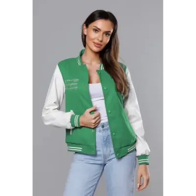 Kurtka damska bomber zielona (16M9067-236)