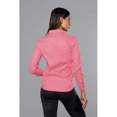 Tricou de femeie roz deschis clasic (HH039-25)