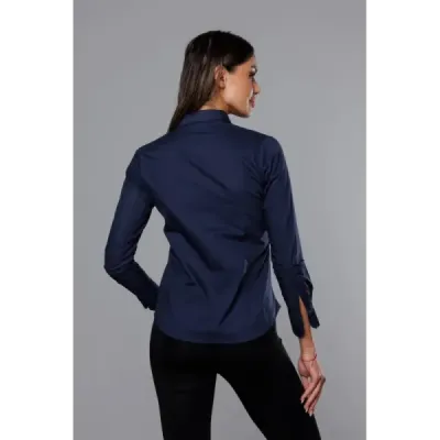 Tricou clasic albastru închis pentru femei (HH039-50)