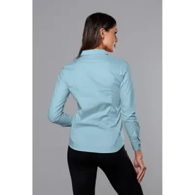 Tricou clasic albastru deschis pentru femei (HH039-41)