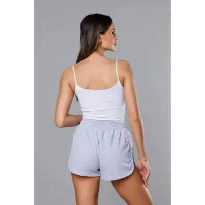 Pantaloni scurţi pentru femei gri (8K951-2)