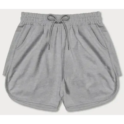 Pantaloni scurţi pentru femei gri (8K951-2)