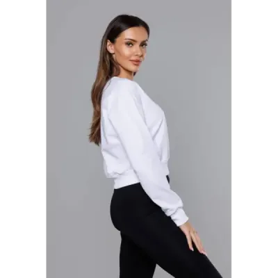 Pantaloni scurţi subţiri albi (8B93-81)