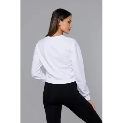Pantaloni scurţi subţiri albi (8B93-81)