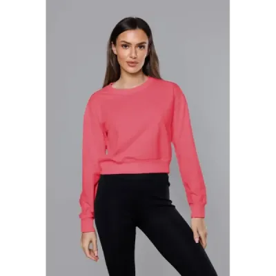 Rochie subțire scurt tricou feminin coral (8B938-37)