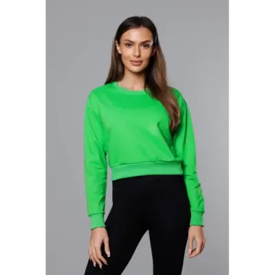 Sweatpants scurte subțire verde (8B938-27)