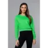 Sweatpants scurte subțire verde (8B938-27)