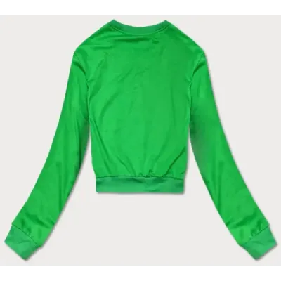 Sweatpants scurte subțire verde (8B938-27)