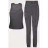 Set de top și Leggings gri închis (YW88037-2)