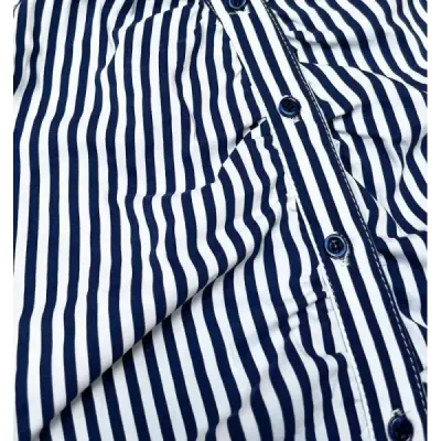 Tricou alb-marină (AWY2013)