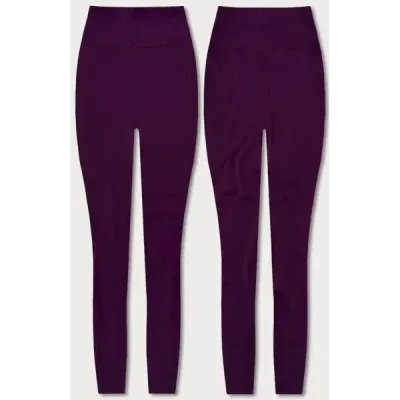 Legături pentru femei cu cusături decorative violet negru (54460)