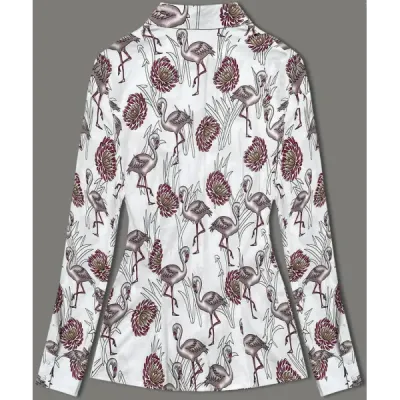 Cămașă cu manșon lung flamingo ecru (AWY0168)