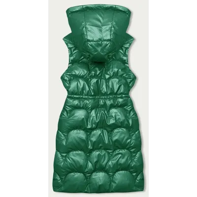 Vestă cu glugă verde (B8172-82)