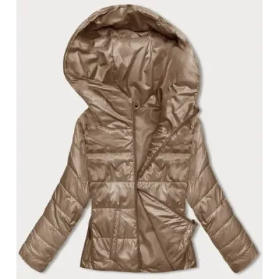 Jacheta scurta pentru femei cu caramel (B8187-101)
