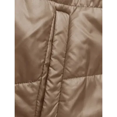 Jacheta scurta pentru femei cu caramel (B8187-101)