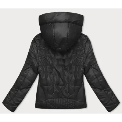 Sacou scurt murat negru (B8185-1)