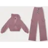Set obişnuit cu pantaloni roz de marfă (AMG-338A)