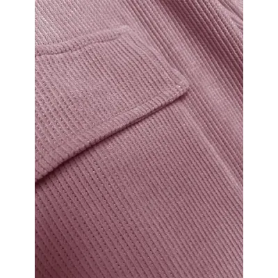 Set obişnuit cu pantaloni roz de marfă (AMG-338A)