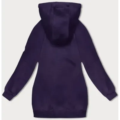 Tricou lung pentru femei cu bretele violet (AMG-332A)
