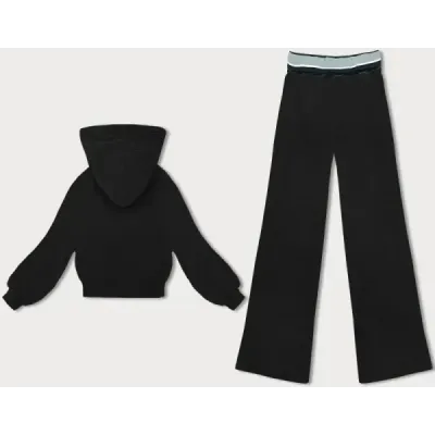 Set negru de femeie cu dungi (AMG-341A)